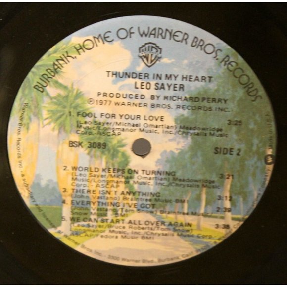 Vintage 1977 Leo Sayer Thunder in My Heart Vinyl Album LP Record Soft Rock Disco - Picture 12 of 12